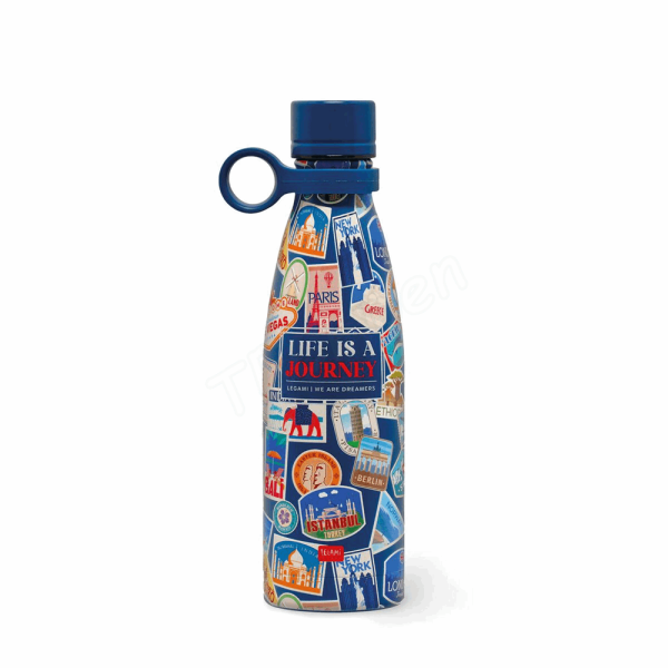 LEGAMI SSB0024 HOT & COLD - VACUUM BOTTLE - TRAVEL - STICKERS - 500 ML