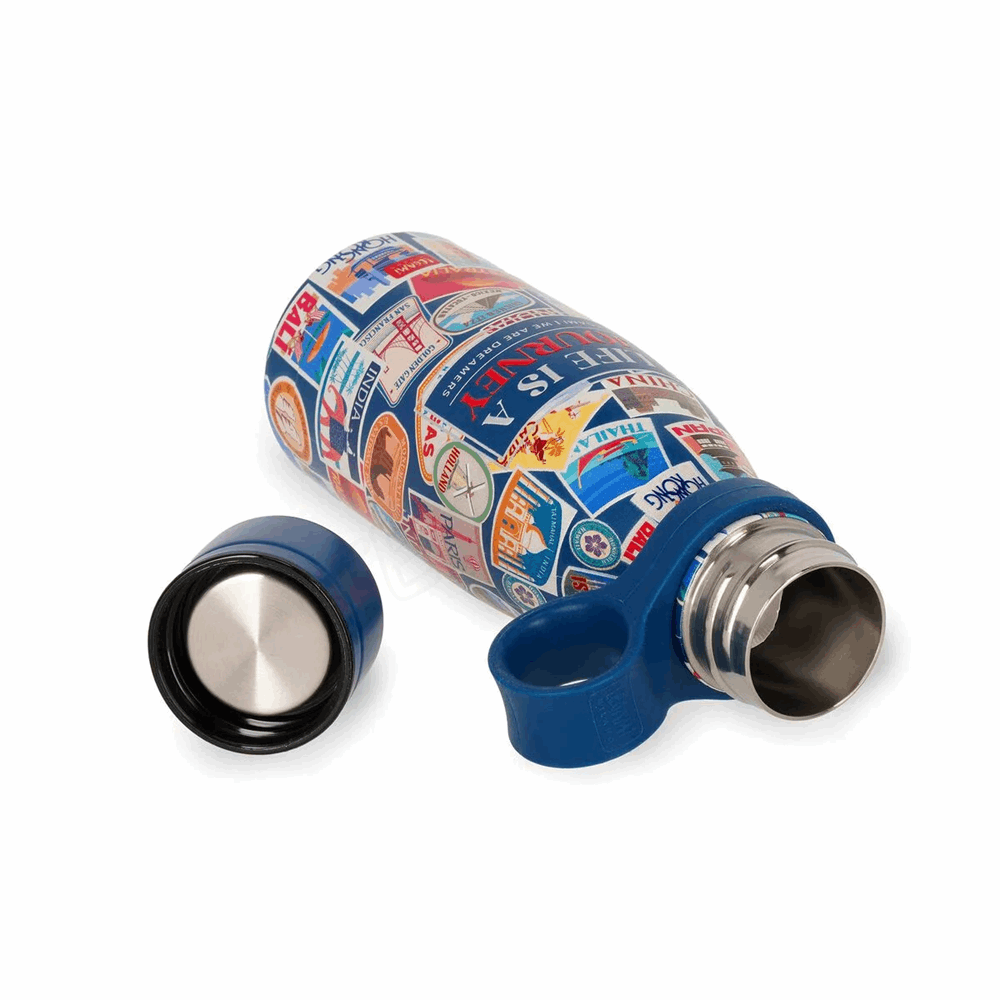 LEGAMI SSBM0006 HOT & COLD - VACUUM BOTTLE - TRAVEL - STICKERS - 300 ML