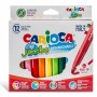 CARIOCA ΣΧΟΛΙΚΟΣ ΜΑΡΚΑΔΟΡΟΣ JUMBO MAXI TIP 6mm SUPER WASHABLE 12τμχ 133012100