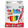 CARIOCA ΣΧΟΛΙΚΟΣ ΜΑΡΚΑΔΟΡΟΣ JOY FINE 2,6mm SUPER WASHABLE 12τμχ 133012000