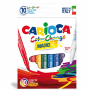 CARIOCA ΣΧΟΛΙΚΟΣ ΜΑΡΚΑΔΟΡΟΣ MAGIC COLOR CHANGE 42737 6mm 9τμχ +1 MAGIC PEN 133010018