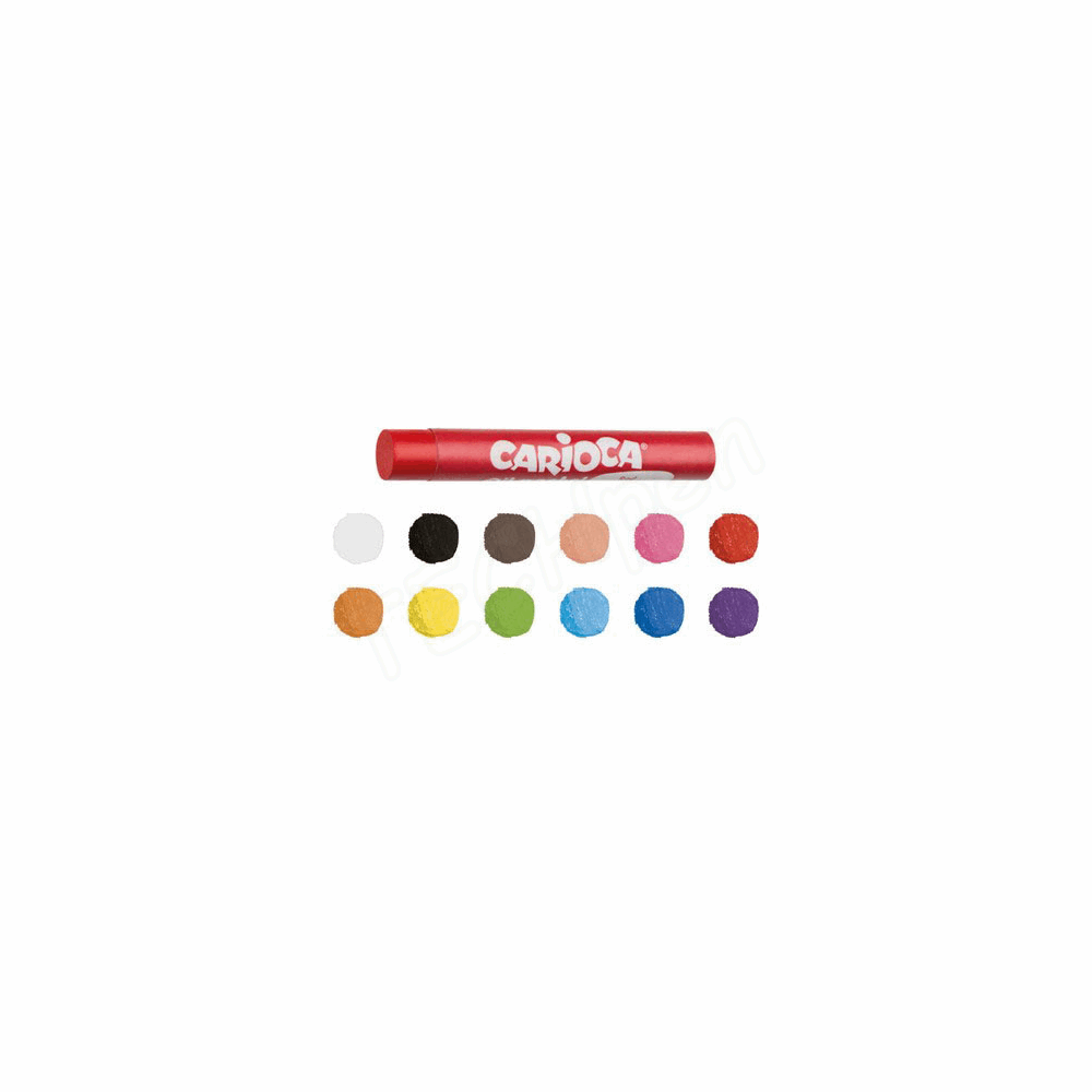 CARIOCA ΛΑΔΟΠΑΣΤΕΛ SET 12colors SUPER SOFT