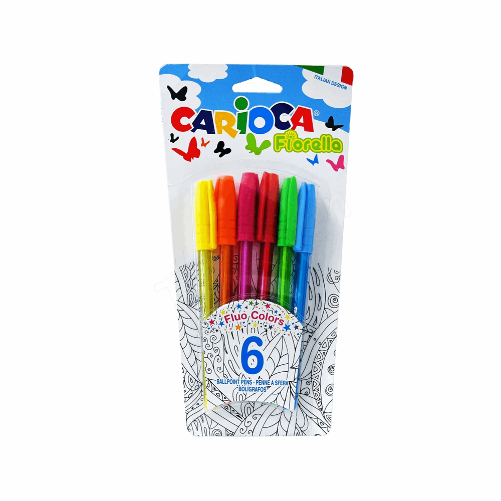 CARIOCA ΣΤΥΛΟ FLUO FIORELLA 1mm