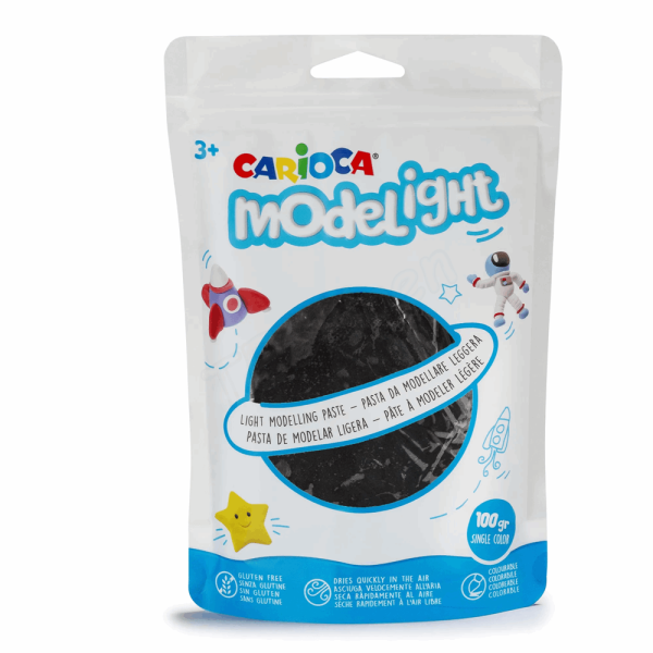 CARIOCA MODELIGHT 100gr 01 BLACK
