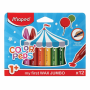 MAPED KΗΡΟΜΠΟΓΙΑ WAX JUMBO 12τμχ