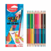 MAPED ΣΧΟΛΙΚΕΣ ΞΥΛΟΜΠΟΓΙΕΣ COLOR PEPS DUO COLORS ΣΕΤ 12τμχ 829600