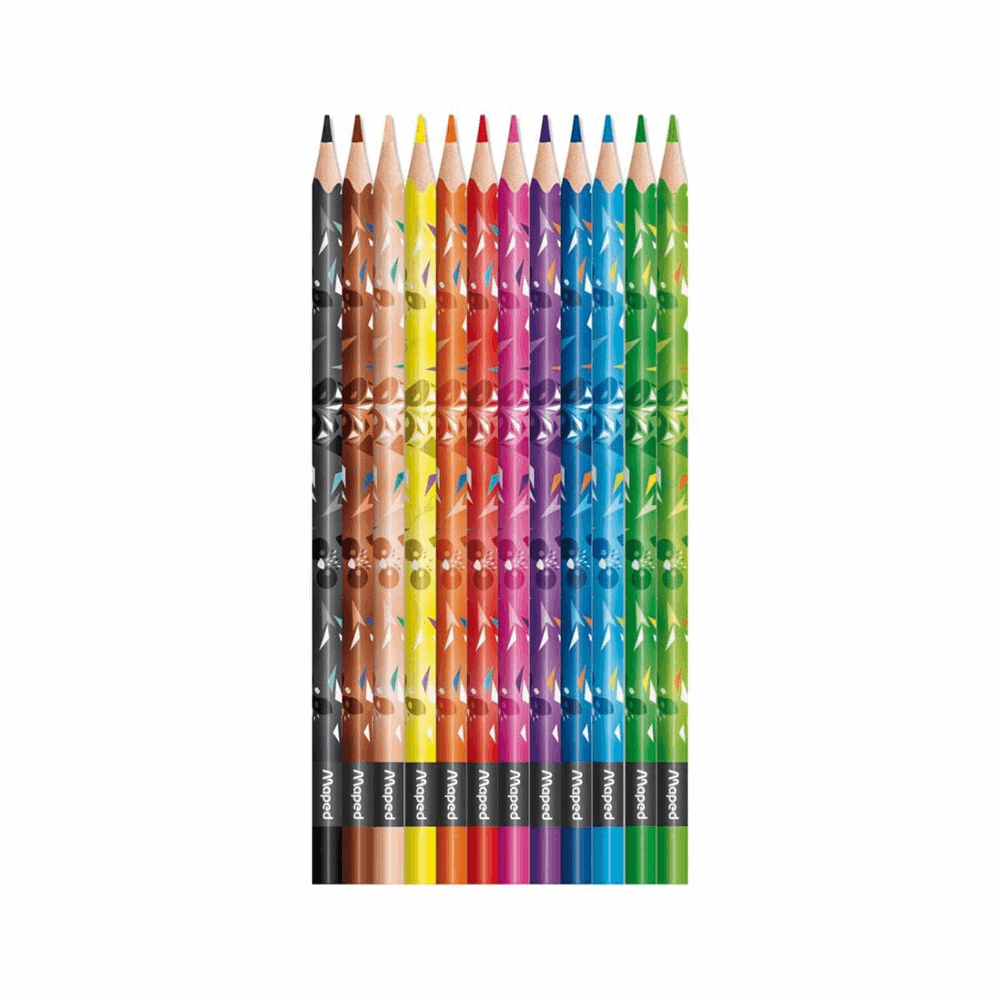 MAPED ΣΧΟΛΙΚΕΣ ΞΥΛΟΜΠΟΓΙΕΣ ΜΙΝΙ CUTE ΣΕΤ 12τμχ 862201