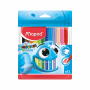 MAPED ΣΧΟΛΙΚΟΣ ΜΑΡΚΑΔΟΡΟΣ COLOR PEPS OCEAN WASHABLE 12τμχ ΣΕ ΠΛΑΣΤΙΚΗ ΘΗΚΗ 845720