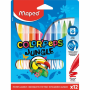 MAPED ΣΧΟΛΙΚΟΣ ΜΑΡΚΑΔΟΡΟΣ COLOR PEPS JUNGLE WASHABLE12τμχ 845420