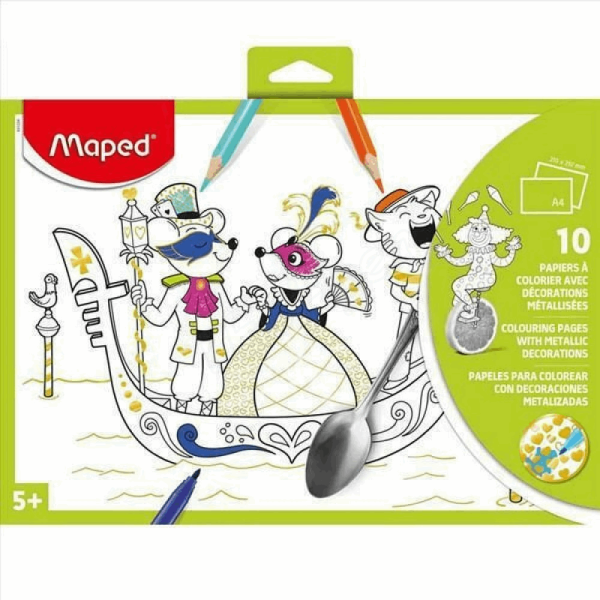 MAPED PHOTO COLORING ΧΡΩΜΑΤΙΖΩ ΜΕΤΑΛΛΙΖΕ ΕΦΕ 10τμχ 831224