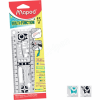 MAPED ΧΑΡΑΚΑΣ ME STENSIL GEONOTES 15cm 250210