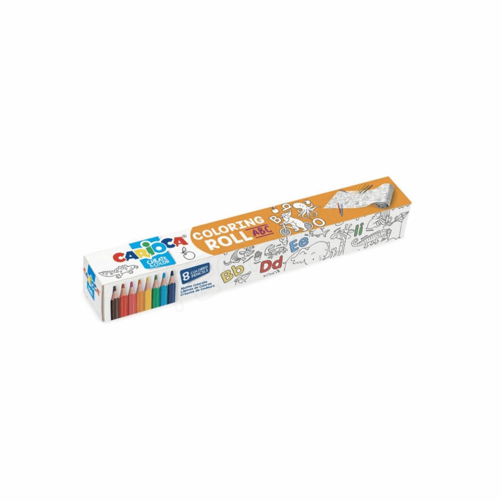 CARIOCA ΣΕΤ ΖΩΓΡΑΦΙΚΗΣ COLORING ROLL ABC
