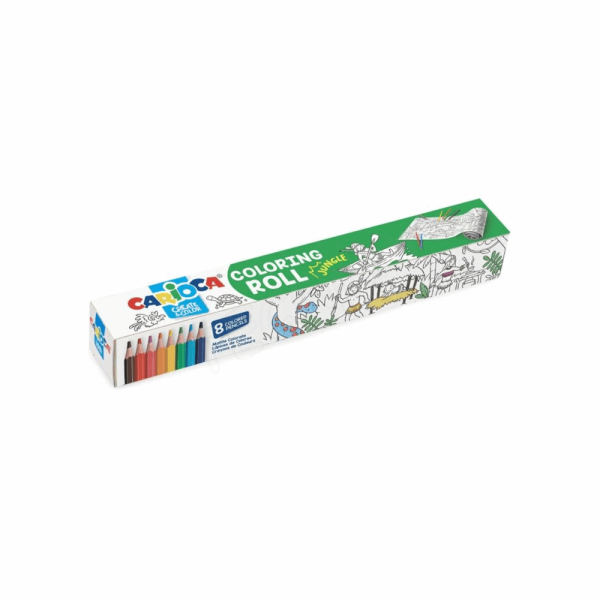 CARIOCA ΣΕΤ ΖΩΓΡΑΦΙΚΗΣ COLORING ROLL JUNGLE