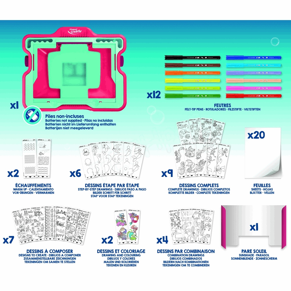 MAPED CREATIVE ΦΩΤΕΙΝΟΣ ΠΙΝΑΚΑΣ ΓΟΡΓΟΝΕΣ 904101