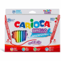 CARIOCA ΣΧΟΛΙΚΟΣ ΜΑΡΚΑΔΟΡΟΣ BIRELLO DUAL TIP 41521 MEDIUM 4,7mm & FINE 2,6mm SUPER WASHABLE 24τμχ 133024300