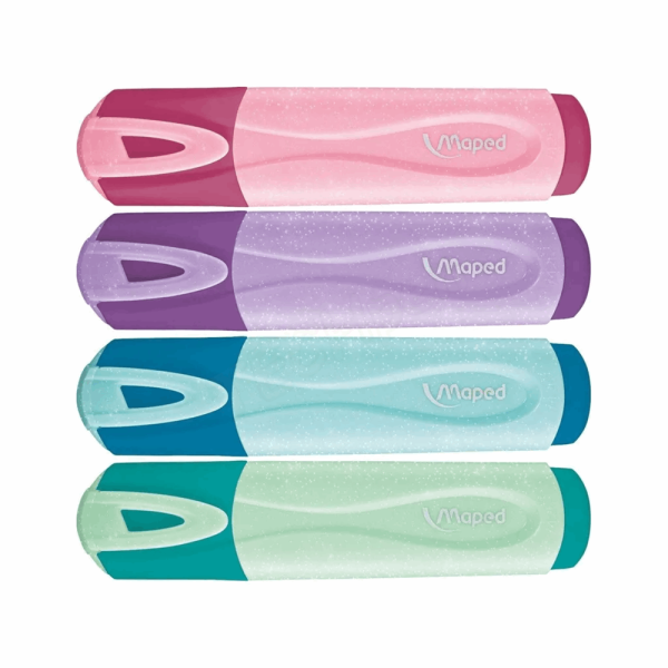 MAPED ΜΑΡΚΑΔΟΡΟΣ ΥΠΟΓΡΑΜMIΣΗΣ FLUO PEPS PASTEL GLITTER 742038