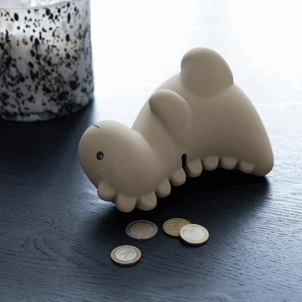ATELIER PIERRE Jeroom Dino CLAY MONEY BOX LARGE | H 16,5 x 14,9 x 10,8 cm ATP-JD-418