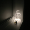 ATELIER PIERRE Daily Fable Owl Night light USB recharge WHITE | 11,8 x 11,7 x 22 cm ATP-FK-830