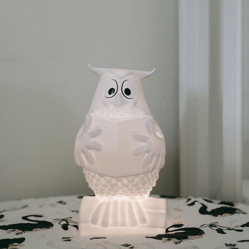 ATELIER PIERRE Daily Fable Owl Night light USB recharge WHITE | 11,8 x 11,7 x 22 cm ATP-FK-830