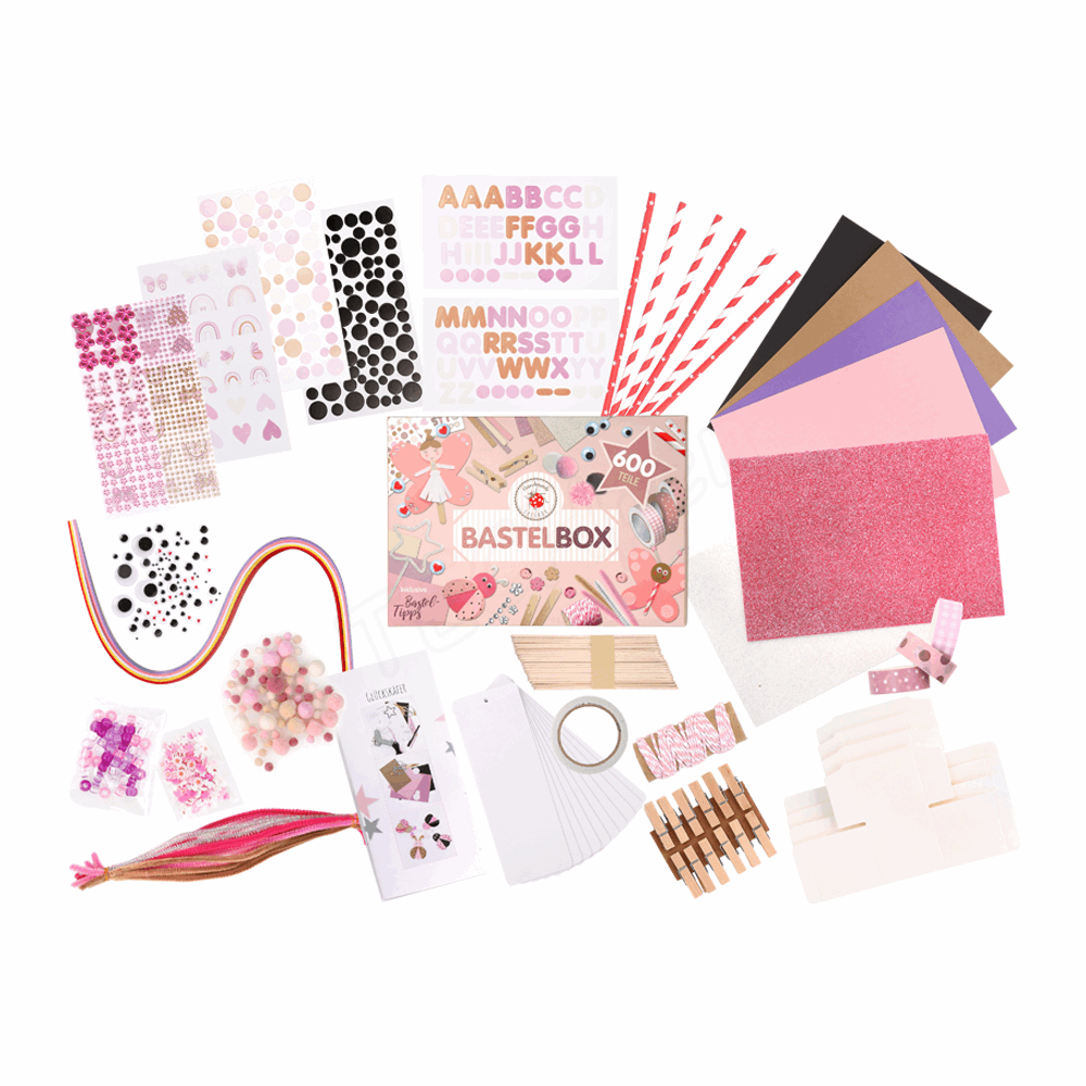 BELLTRADE Craft box set, 600 pieces, 