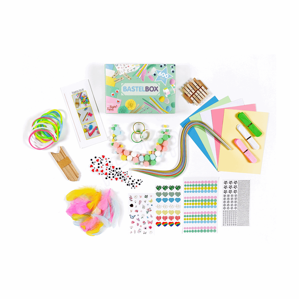 BELLTRADE Craft box set, 600 pieces, 
