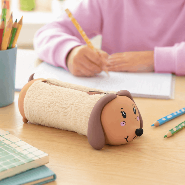 BELLTRADE Pencil case Fritzi the Dachshund Curly fell BEL-26503