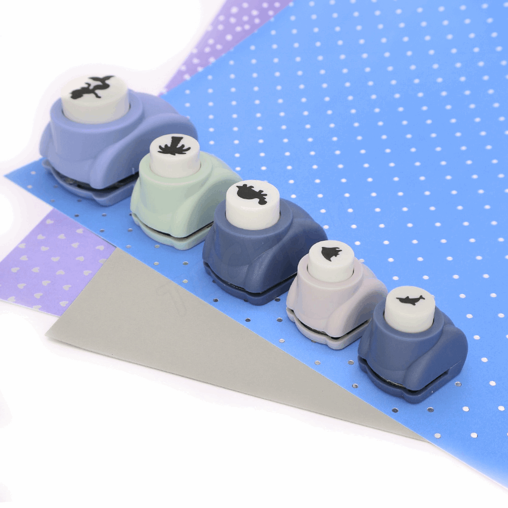 BELLTRADE Motif punch set in case: 5 punches “Underwater” BEL-25201