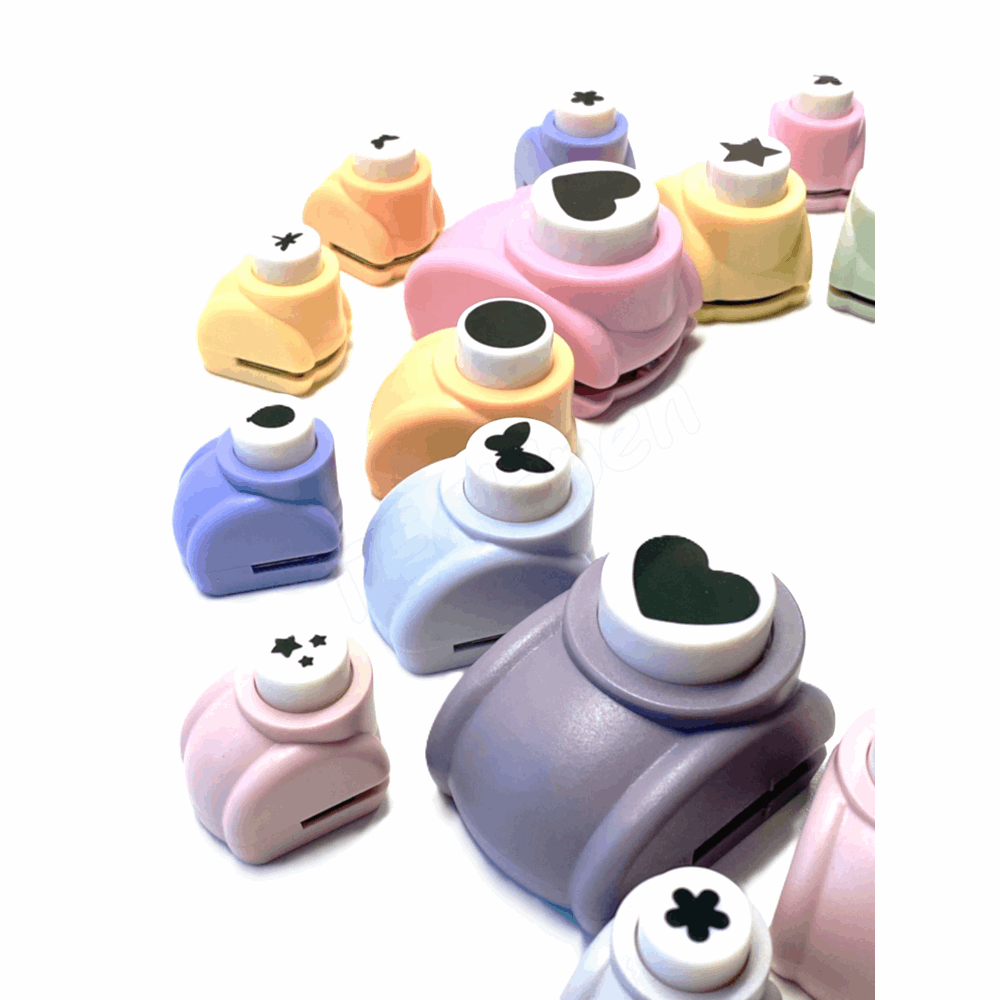 BELLTRADE Motif punch set in case: 8 punches “Flower meadows