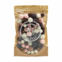 BELLTRADE Pom-pom set, 100 pcs, 