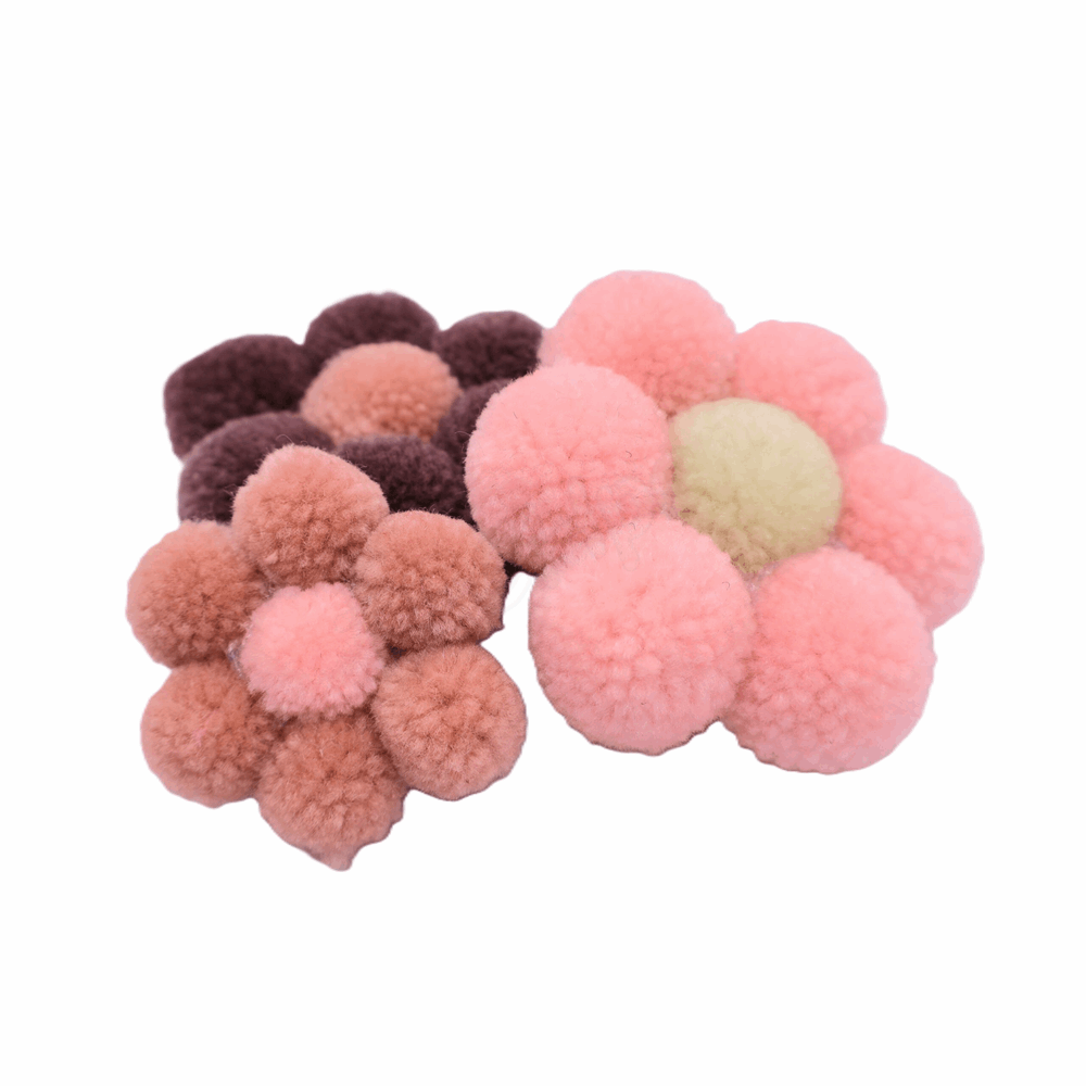 BELLTRADE Pom-pom set, 100 pcs, 