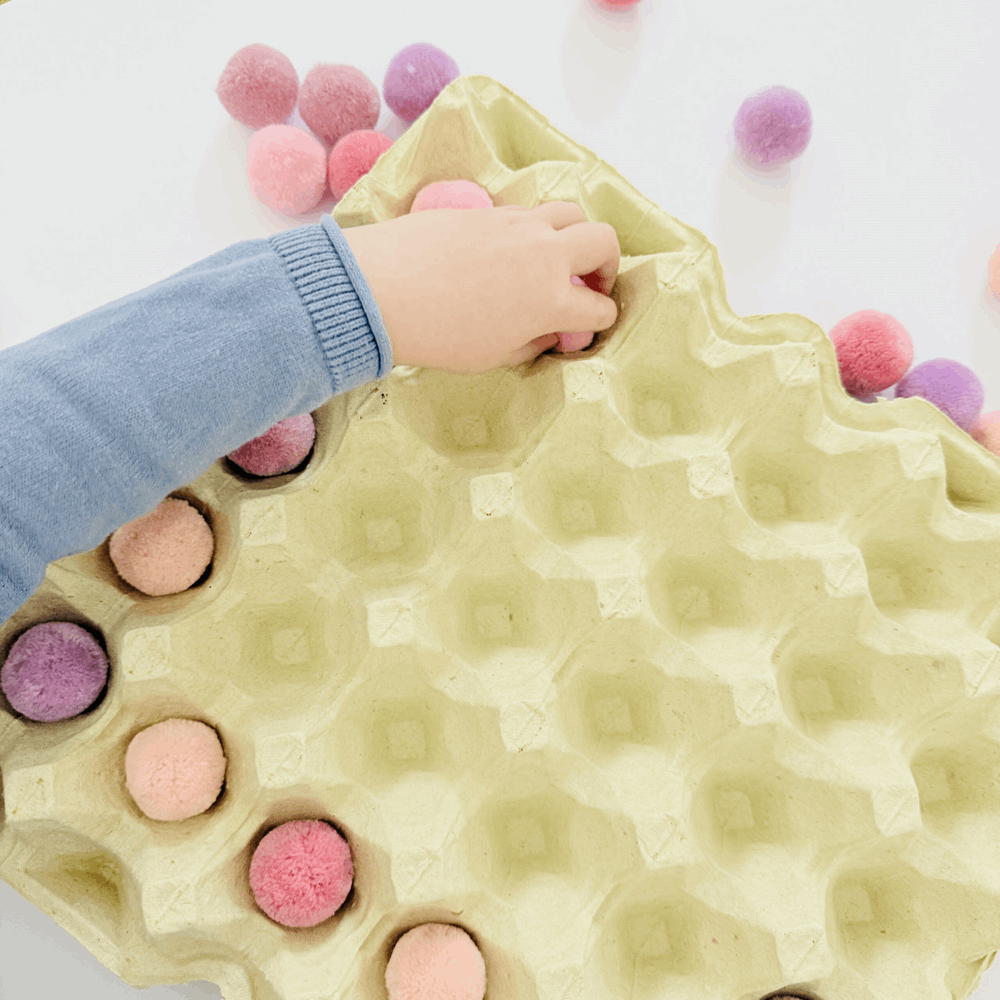 BELLTRADE Pom-pom set, 100 pcs, 
