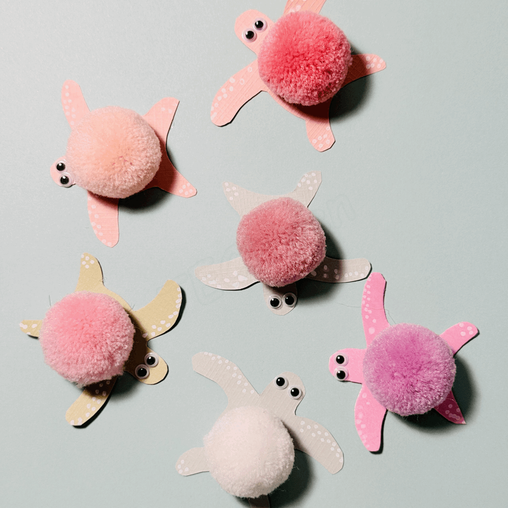 BELLTRADE Pom-pom set, 100 pcs, 