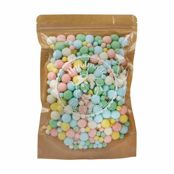 BELLTRADE Pom-pom set, 500 pcs, 