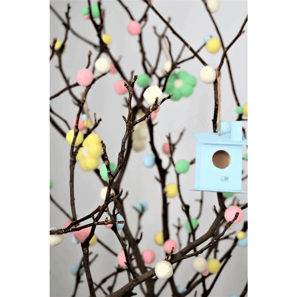 BELLTRADE Pom-pom set, 500 pcs, 