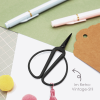 BELLTRADE Craft scissors, retro look, small, black, 8.5 cm BEL-15303