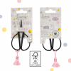 BELLTRADE Craft scissors, retro look, small, black, 8.5 cm BEL-15303
