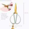 BELLTRADE Craft scissors, retro look, sage, 14.5 cm BEL-15302