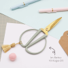 BELLTRADE Craft scissors, retro look, sage, 14.5 cm BEL-15302