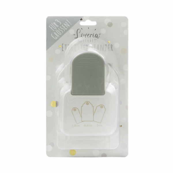 BELLTRADE Label punch / gift tag punch 