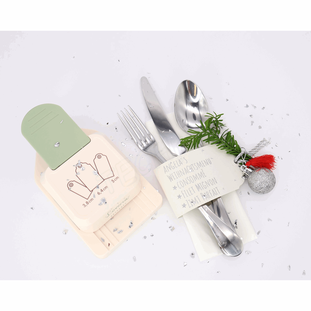 BELLTRADE Label punch / gift tag punch 