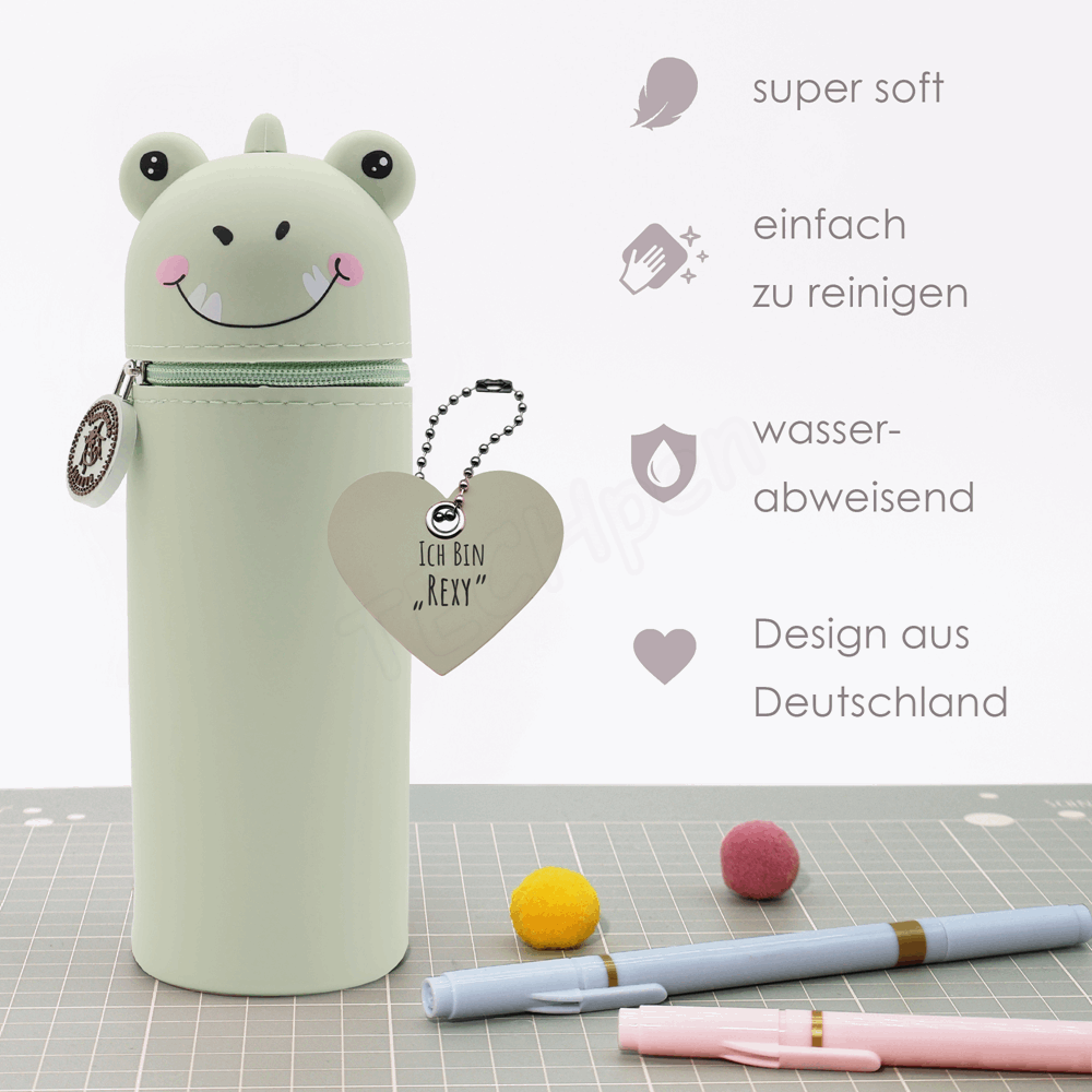 BELLTRADE Silicone Pencil Case Dino Rexy BEL-25611