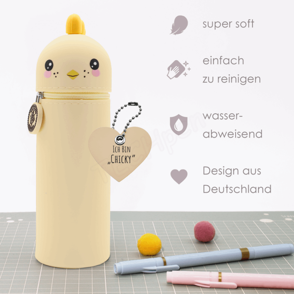 BELLTRADE Silicone Pencil Case Chicken Chicky BEL-25612