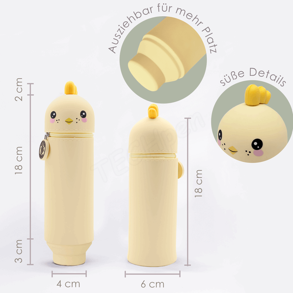 BELLTRADE Silicone Pencil Case Chicken Chicky BEL-25612