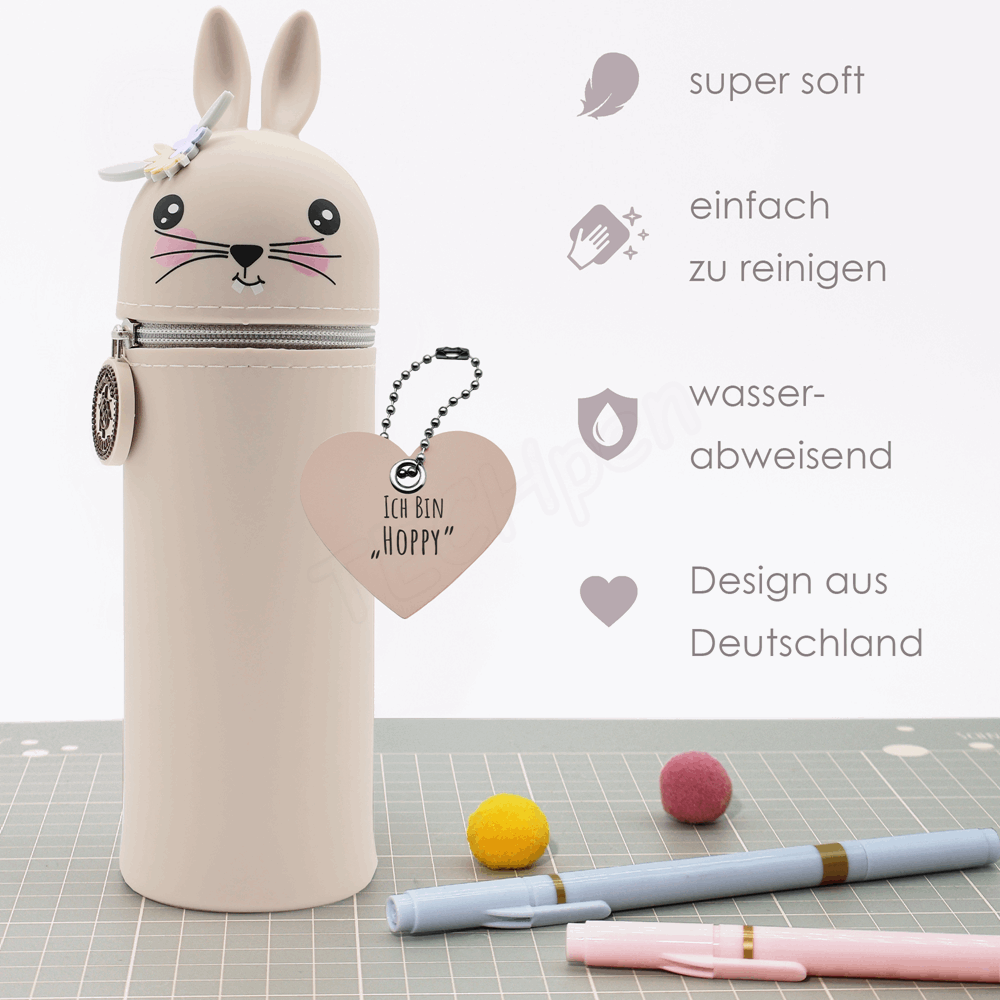 BELLTRADE Silicone Pencil Case Rabbit Hoppy BEL-25613