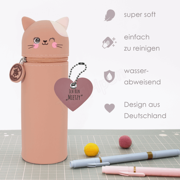 BELLTRADE Silicone Pencil Case Cat Miezy BEL-25301