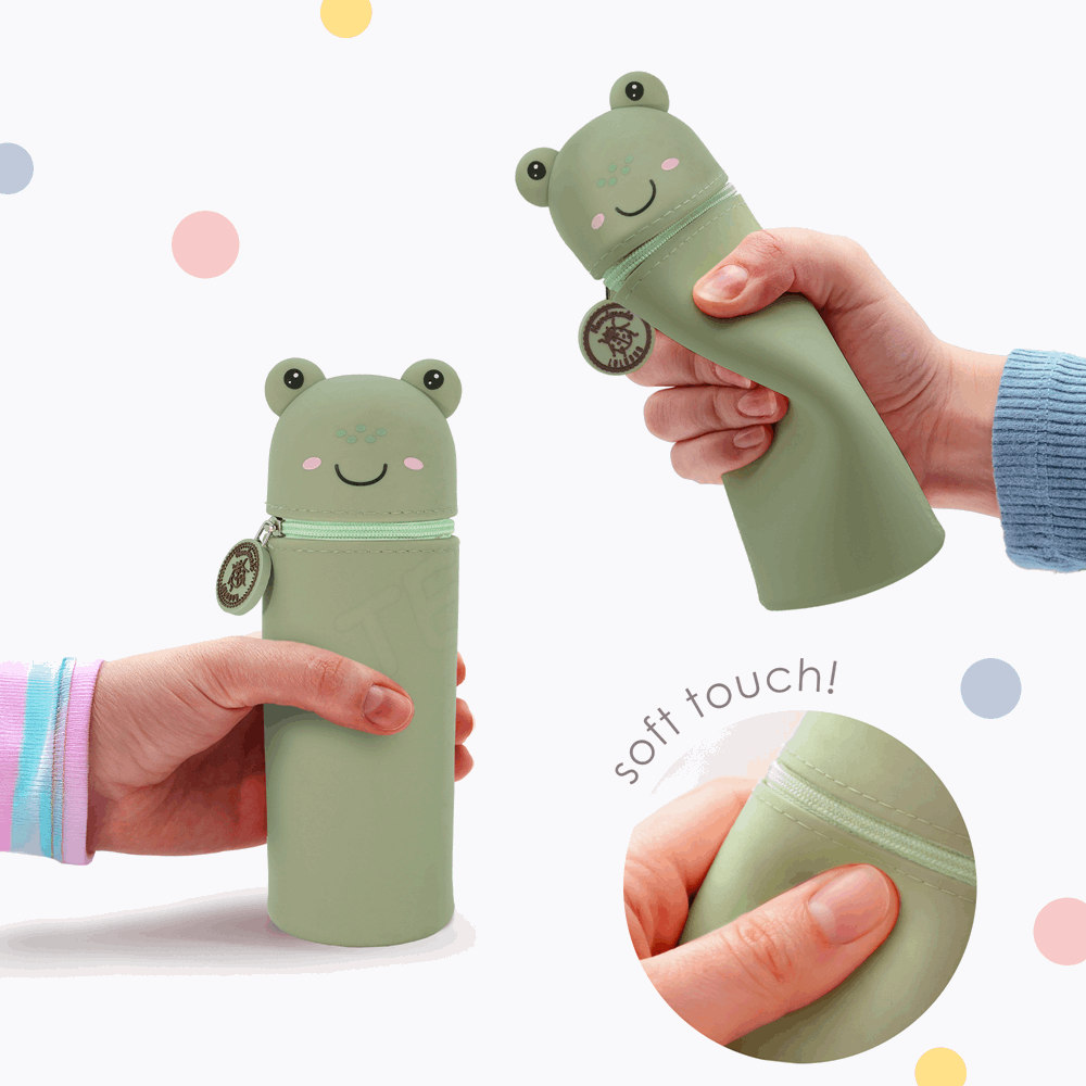 BELLTRADE Silicone Pencil Case Frog Franky BEL-25302