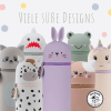 BELLTRADE Silicone Pencil Case Rabbit Sally BEL-25304
