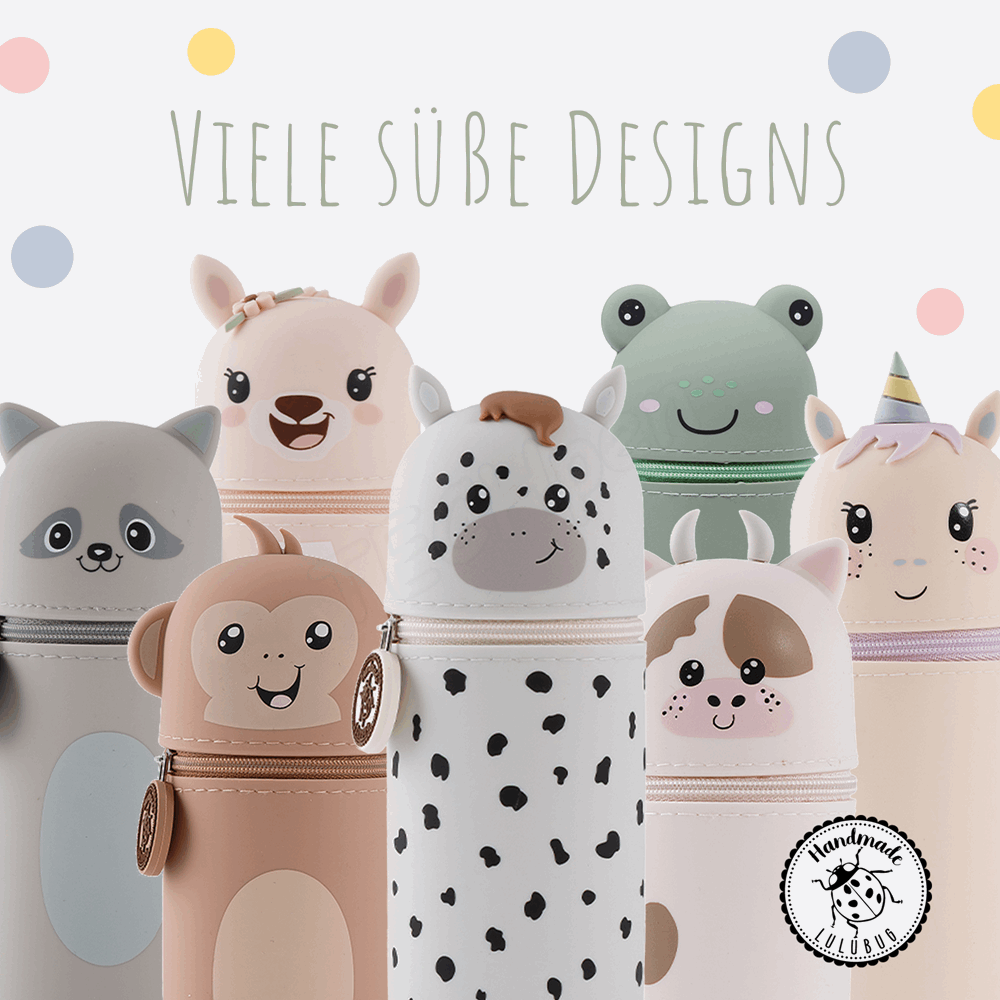 BELLTRADE Silicone Pencil Case Dapple Gray Horse Flecky BEL-24211