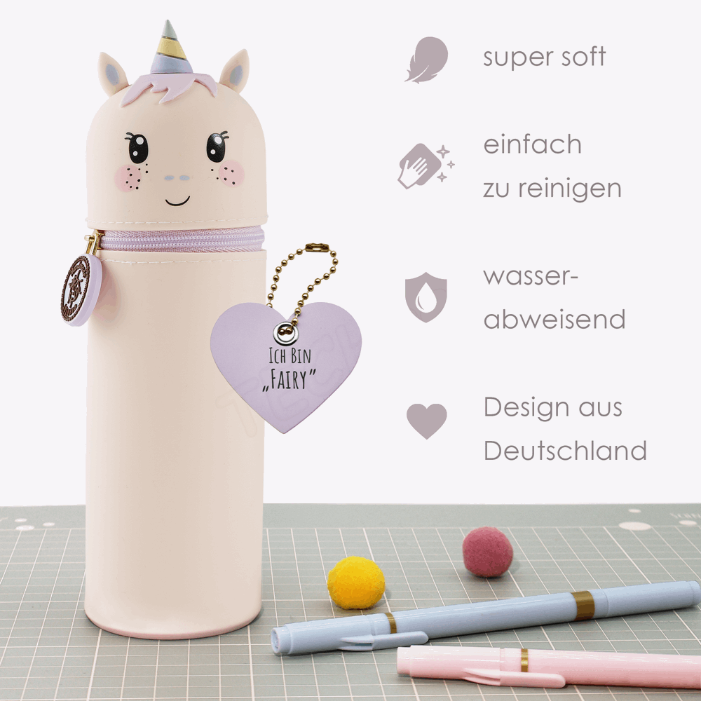 BELLTRADE Silicone Pencil Case Unicorn Fairy BEL-24212