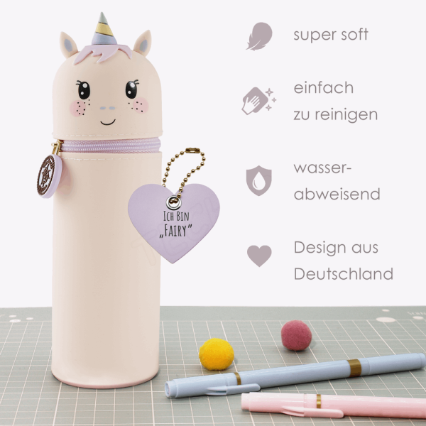 BELLTRADE Silicone Pencil Case Unicorn Fairy BEL-24212